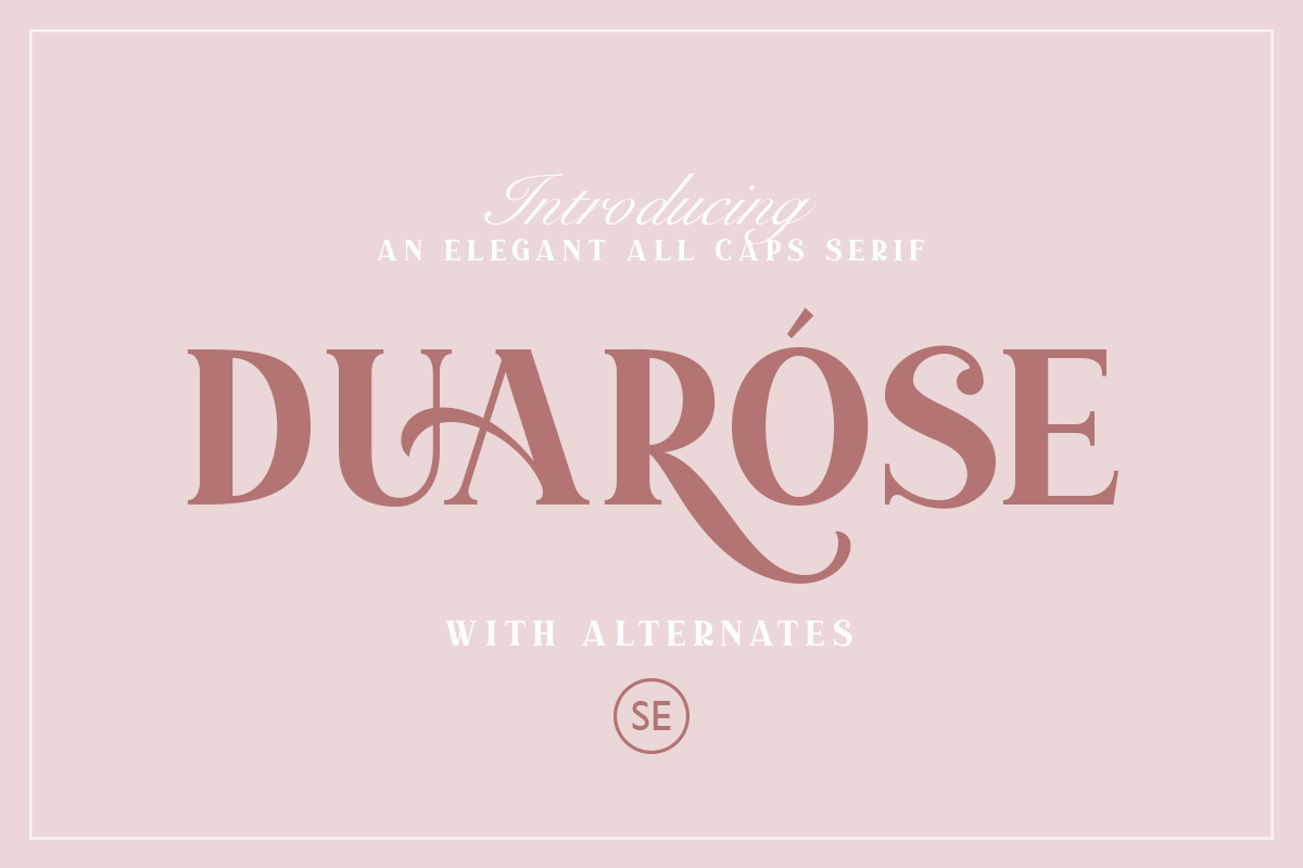 Пример шрифта Duarose Serif